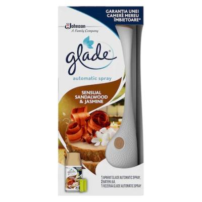 Glade Automatic Aparat Odorizant 269 ml Super Bloom Gardenie &amp; Bujor inflorit