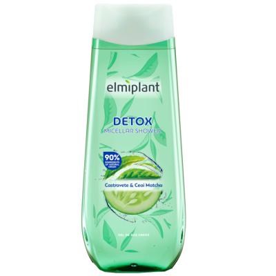 Elmiplant Gel Dus 400 ml Detox cu Castravete &amp; Ceai Matcha