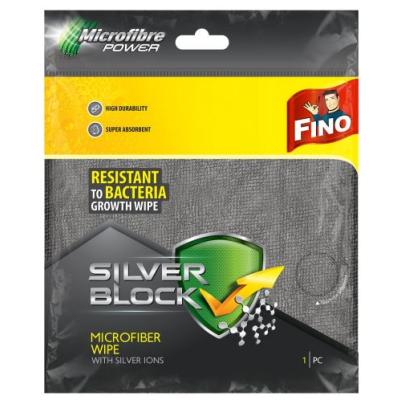 Fino Laveta Microfibra Silver Block 32 x 32 cm cu ioni de argint