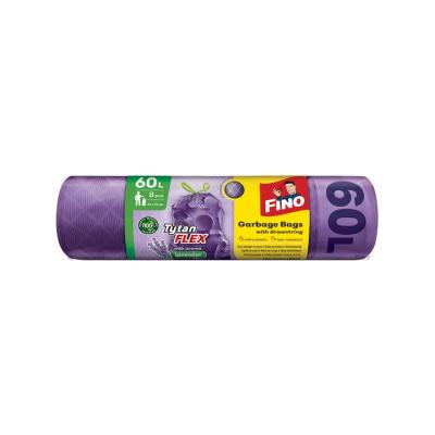 Fino Saci Menaj 60L Tytan Flex, cu snur 8Buc/Set Lavanda