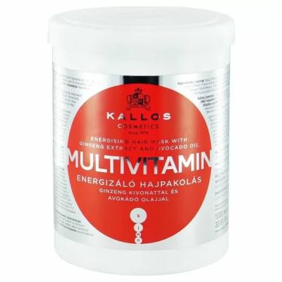 Kallos Masca Tratament Par 1L Multivitamin pentru par hidratat si regenerat