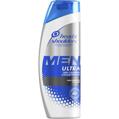 Head&amp;Shoulders Sampon Antimatreata 360ml Ultra Deep Cleansing Carbune pentru scalp iritat