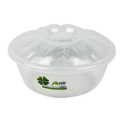 YONCA Castron/Lighean Plastic Transparent 5.5L cu capac  