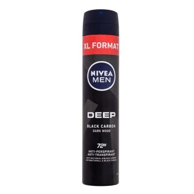 Nivea Deodorant antiperspirant spray Men 200ml Deep Black Carbon