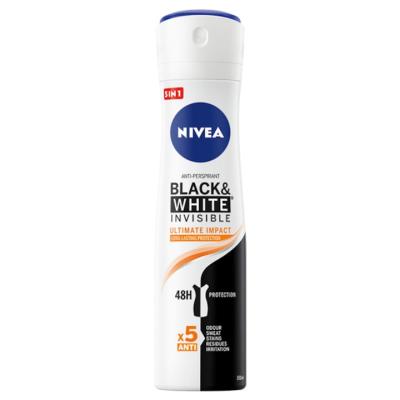 Nivea Deodorant antiperspirant spray 150ml  Invisible Black &amp; White Invisible Ultimate Impact