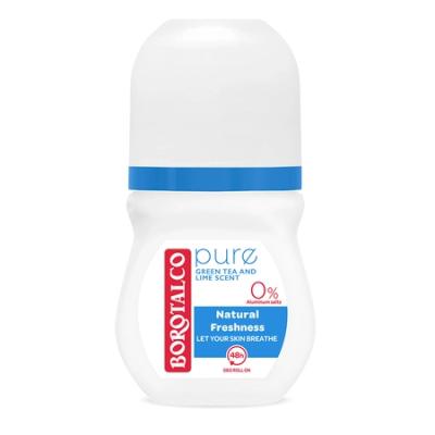 Borotalco Deodorant antiperspirant roll-on On 50ml Pure Natural Freshness