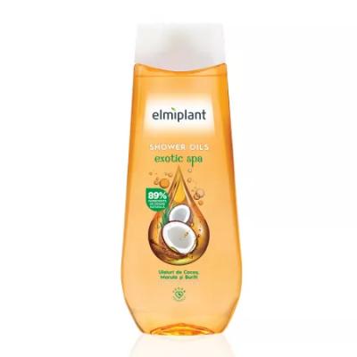 Elmiplant Gel Dus 400 ml Exotic SPA cu uleiuri exotice de Cocos, Marula, Buriti