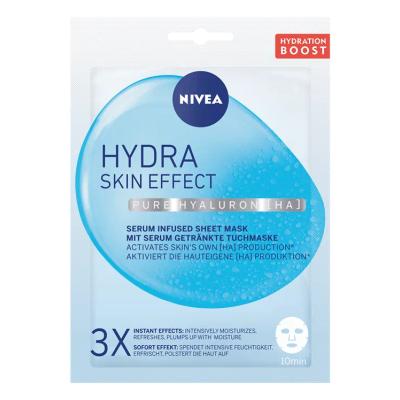 Nivea Masca Servetel Hydra Skin Effect, Infuzata cu Acid Hialuronic