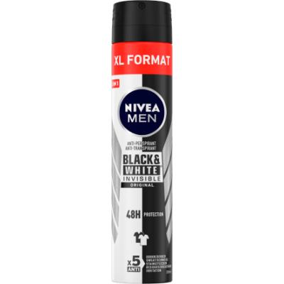Nivea Deodorant antiperspirant spray Men 200ml Invisible Black White Original