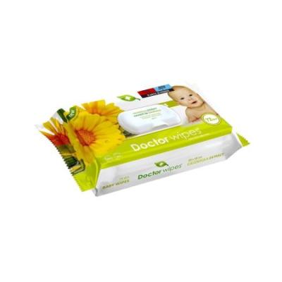 Doctor Wipes Servetele Umede 72Buc/Set Galbenele
