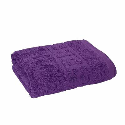 Pucioasa Prosop Bumbac Greek border 70x140cm 500g/m2 Mov
