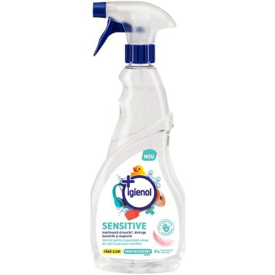 Igienol Dezinfectant Multisuprafete fara clor 750ml Sensitive Parfum Discret
