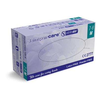 Sempercare Manusi Nitril Profesionale PPS Nepudrate Unica folosinta M 100 buc/cutie