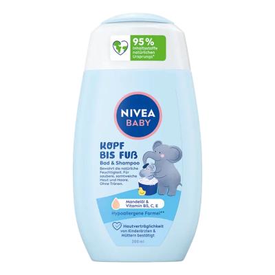Nivea Baby Gel Dus 200ml Head to Toe