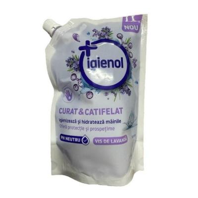 Igienol Sapun Lichid antibacterian Rezerva 500Ml VIS de Lavanda