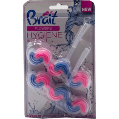 Brait Odorizant Wc Bile Hygiene &amp; Fresh 2X45G Flowers Duo