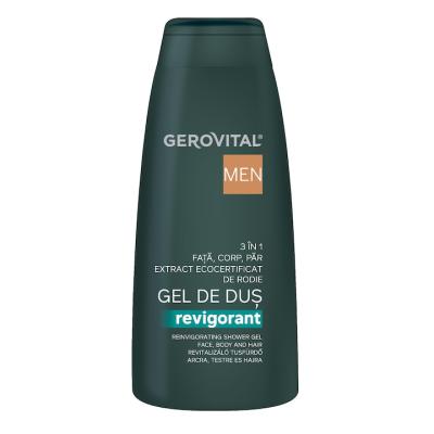 Gerovital Sampon si Gel de dus Men 400Ml Revigorant 3în1