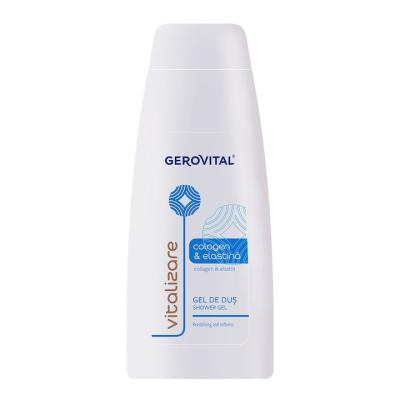 Gerovital Gel de dus 750Ml Vitalizant Colagen &amp; Elastina