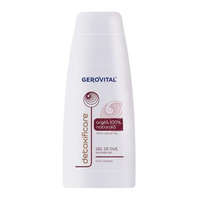 Gerovital Gel de dus 750Ml Detoxifiant Argila 100% naturala