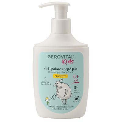 Gerovital Kids Gel Spalare Corp si Par copii 2in1 300ml Sensitive