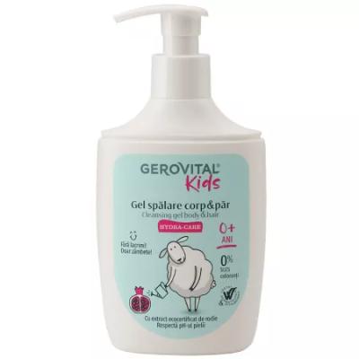 Gerovital Kids Gel Spalare Corp si Par copii 2in1 300ml Hydra-Care
