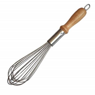 Tel Inox Profesional 37cm cu maner din lemn si agatator