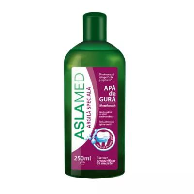 AslaMed Apa Gura 250 ml cu extract de musetel, clorhexidina si argila