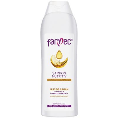 Farmec Sampon Nutritiv 400ml pentru par uscat sau vopsit cu Ulei de Argan