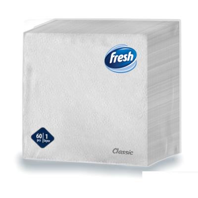 Fresh Classic Servetele Masa 33X33Cm 60Buc/set White