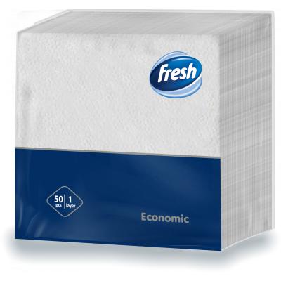 Fresh Economic Servetele Masa 33X33Cm 50Buc/set White