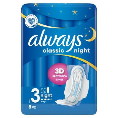 Always Absorbante Classic Night 8Buc/Set
