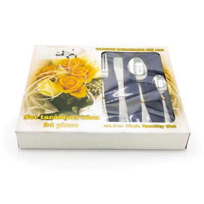 Icos Set Tacamuri Inox 24 Piese Argintiu Gastro Traditii Romanesti