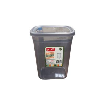 Cutie Depozitare Alimente FRESHLY Patrata Cu Garnitura 1.5L