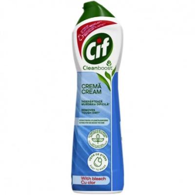Cif Crema Curatat 500ml cu înălbitor CleanBoost