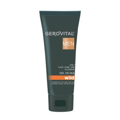 Gerovital Sampon si Gel de dus Men 100Ml 3in1 Wild