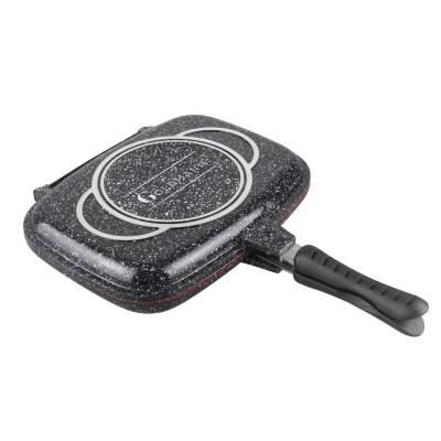 Goldmann Tigaie Grill Dublu Antiaderent Marmorata 32x7.5 cm GM0232A