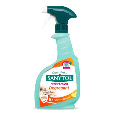Sanytol Dezinfectant Ultradegresant Bucătărie 500ML+250ML fara CLOR