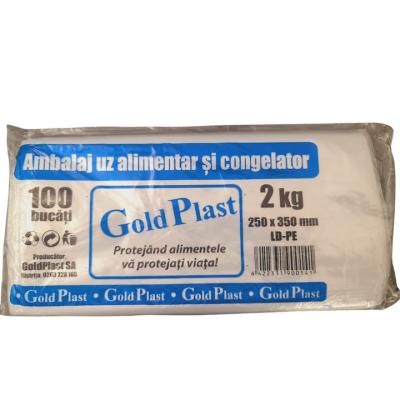 Gold Plast Pungi Congelator Alimentare 25x35cm Pentru 2KG 100 Buc/Set