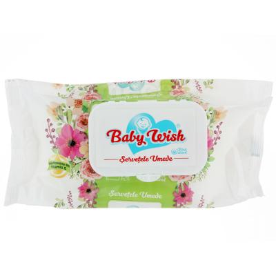 Baby Wish Servetele Umede Baby 120Buc/Set