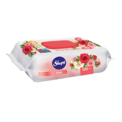 Sleepy Servetele Umede 120Buc/Set Trandafiri