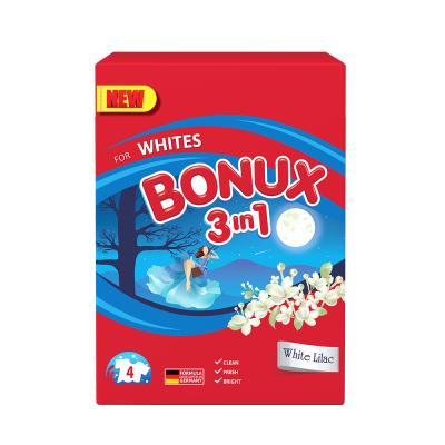 Bonux Detergent Automat 400g 3In1 White Lilac