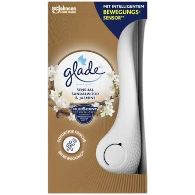 Glade Sense &amp; Spray Aparat Odorizant pentru camera 18ml Sensual Sandalwood &amp; Jasmine
