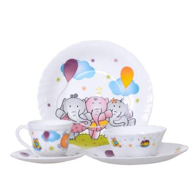 Set de Masa Opal 5 Piese pntru copii model elefanti