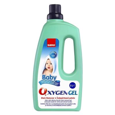 Sano Solutie Indepartat Pete 1L Oxygen Gel Baby pentru pete dificile rufe copii