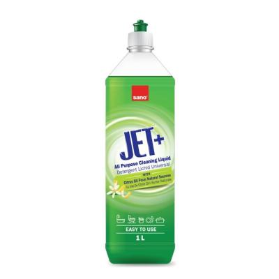 Sano Jet Detergent Lichid Universal Multisuprafete 1L cu Ulei de Citrus Lichid