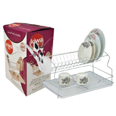 Kiwa Metal Suport Uscator de Vase Inox 2 nivele 20209