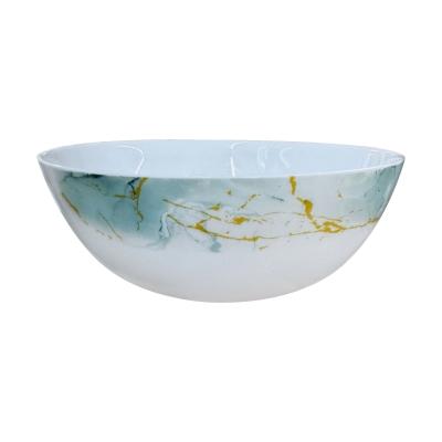 Dinova Bol Opal Alb Salata 24Cm Model Turquoise