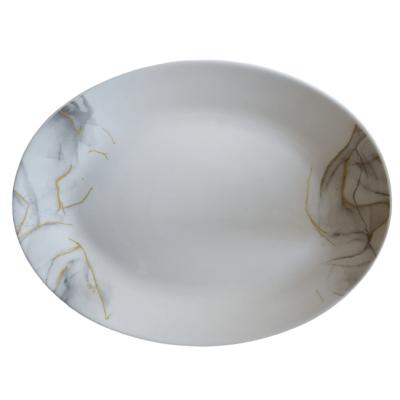 Dinova Platou Oval Opal 35x27Cm Model Gray 