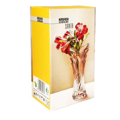 Kaveh Santa Vaza Sticla Transparenta Pentru Flori 20x12cm BM848