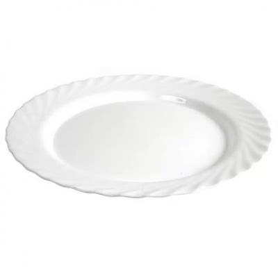 Platou Opal Rotund Alb 32Cm V1020